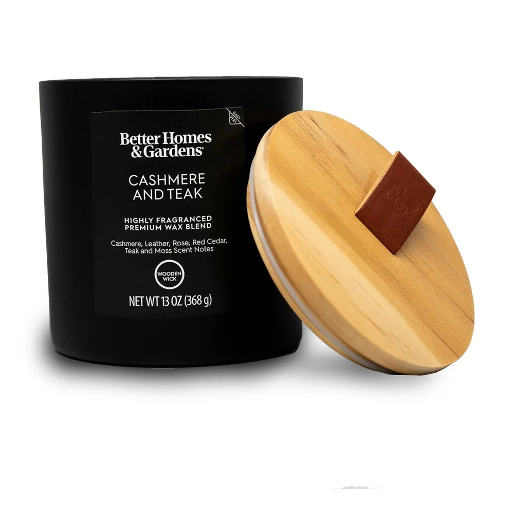 Scented Wooden Wick Jar Candle 13oz