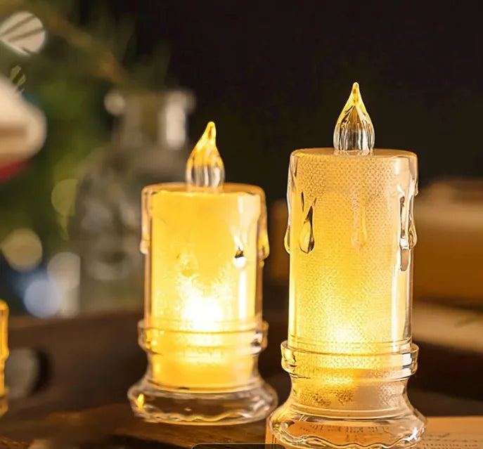 3pcs of LED Candle Lanterns with Battery