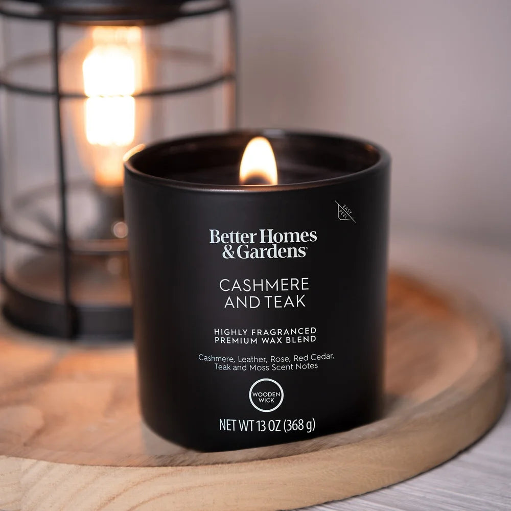 Scented Wooden Wick Jar Candle 13oz