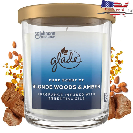 Large Jar Scented Candle Blonde Woods