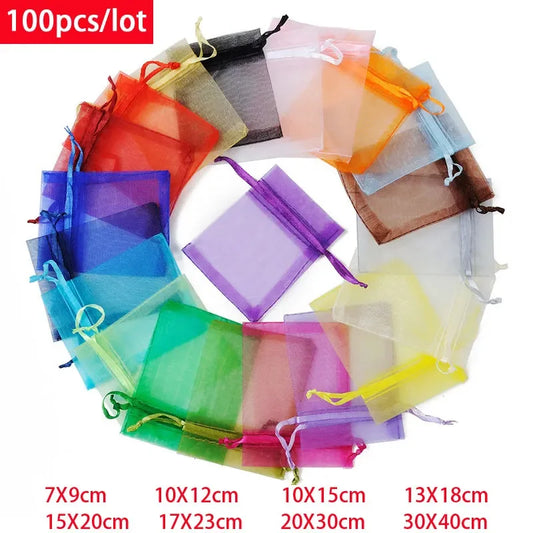 100Pcs Jewelry Bag Packaging