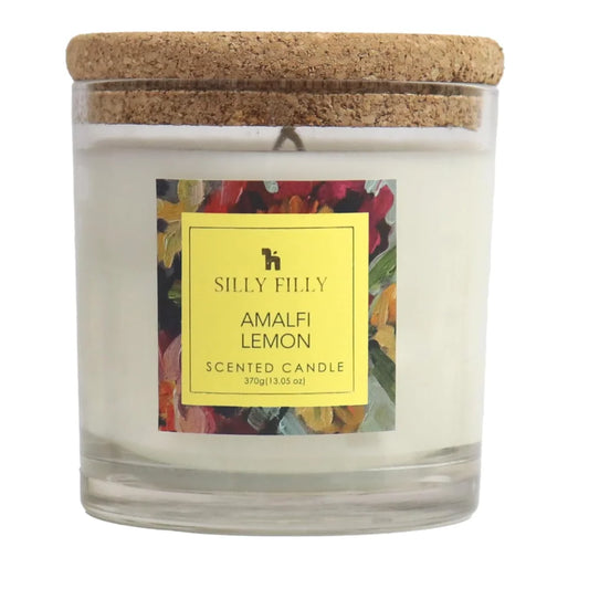 Glass Jar Candle, Mildly Scented, One Wick 7.7 oz