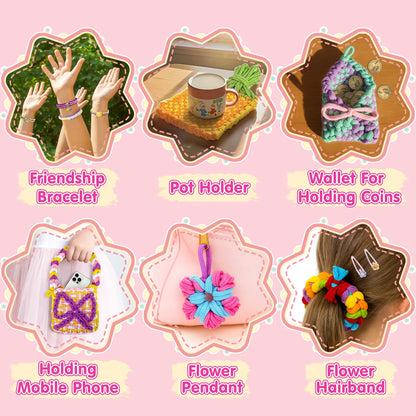400PCS Weaving Making Kit for Girls