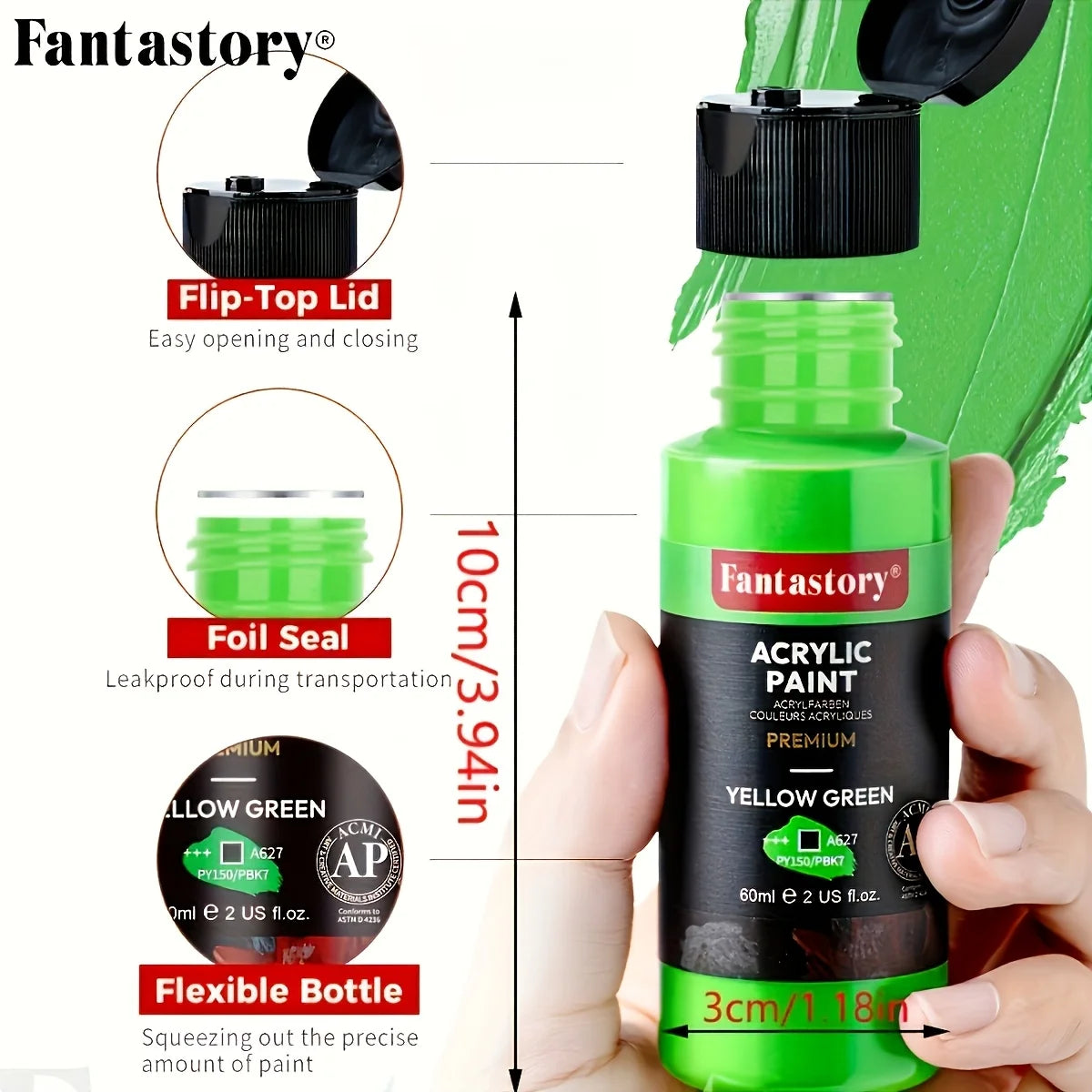 Fantastory 60ml Acrylic Paint Set