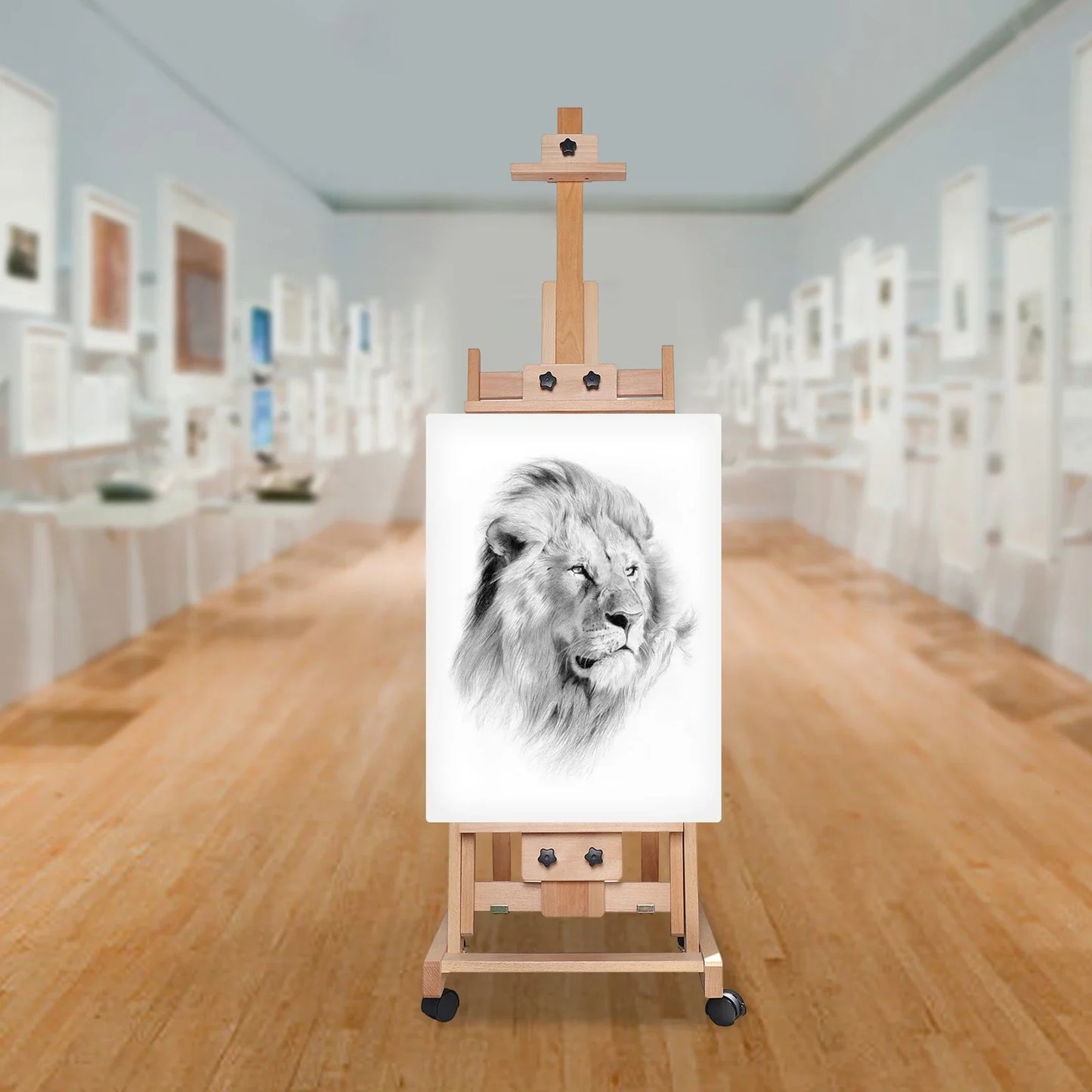 Sketch Easel Flat Standing Dual-Purpose