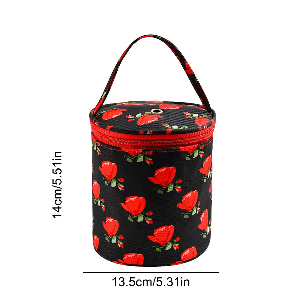 Oxford Knitting Bag Rose Pattern