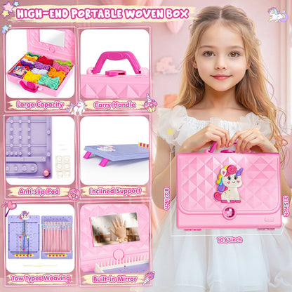 400PCS Weaving Making Kit for Girls