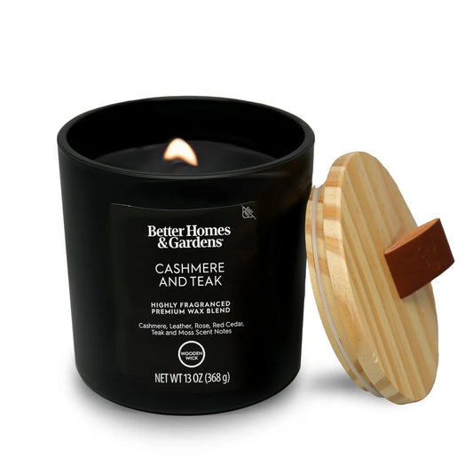 Scented Wooden Wick Jar Candle 13oz