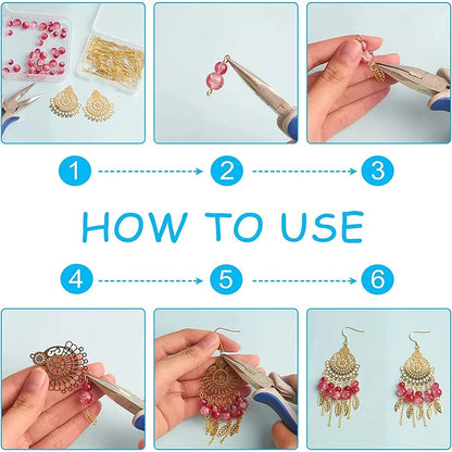 1box 300pcs Stainless Steel Hollow Leaf