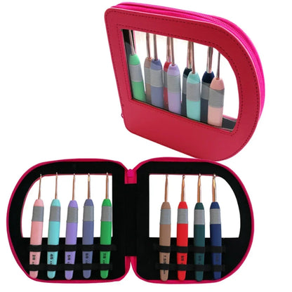 9Pcs Handle Sweater Needles Colorful