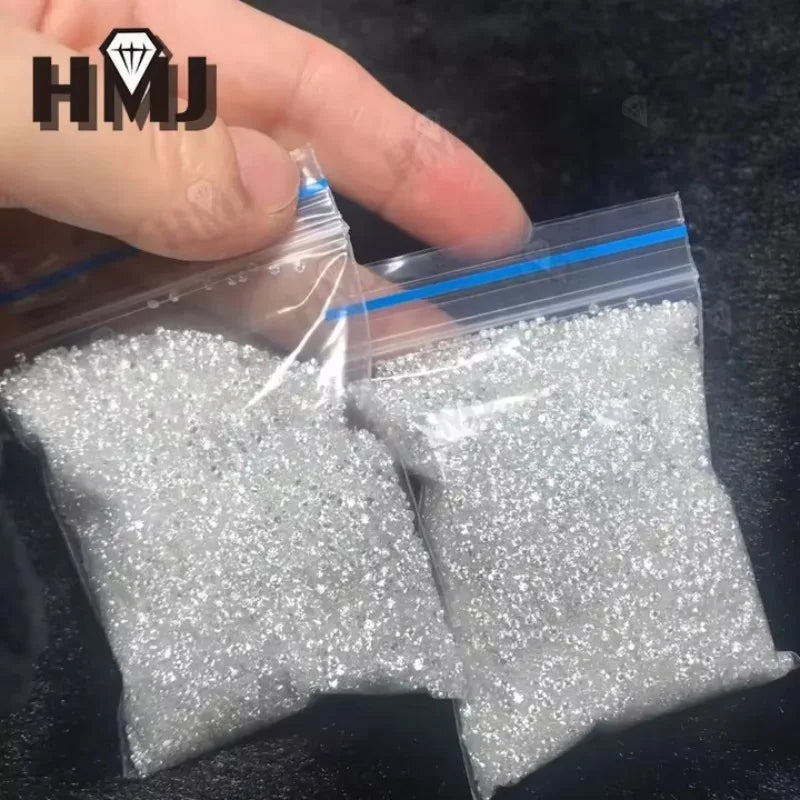 Loose Moissanite Stone Small Size Round Shape 0.8-2.9mm