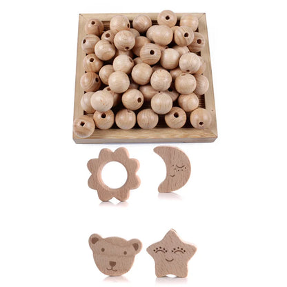 35Pcs Wooden Bead Set Holiday Gifts