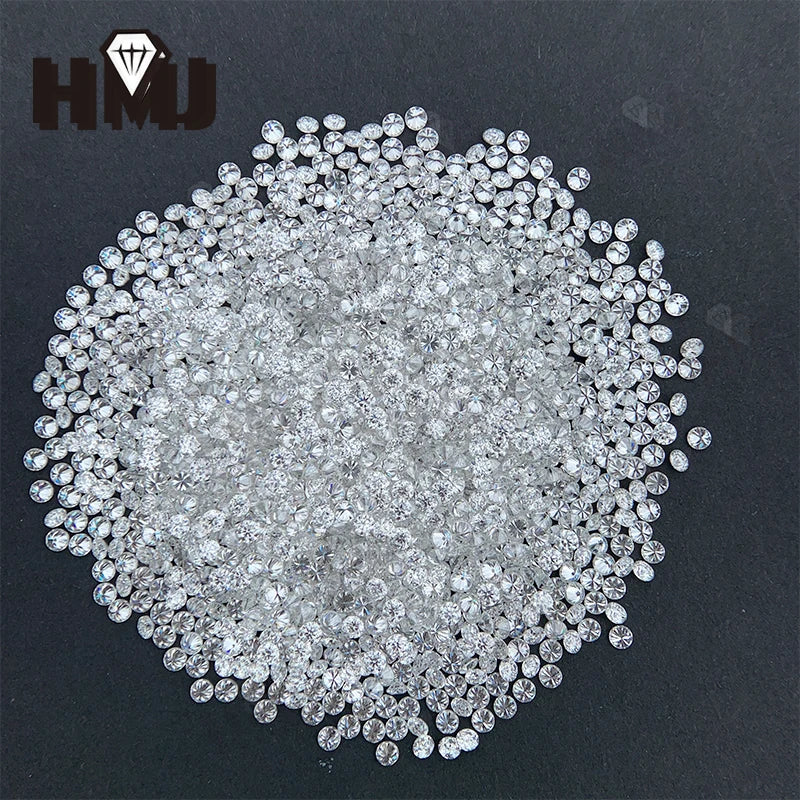 Loose Moissanite Stone Small Size Round Shape 0.8-2.9mm