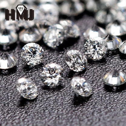 Loose Moissanite Stone Small Size Round Shape 0.8-2.9mm