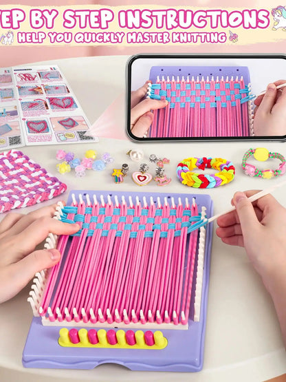 400PCS Weaving Making Kit for Girls