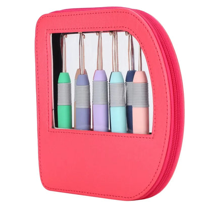 9Pcs Handle Sweater Needles Colorful