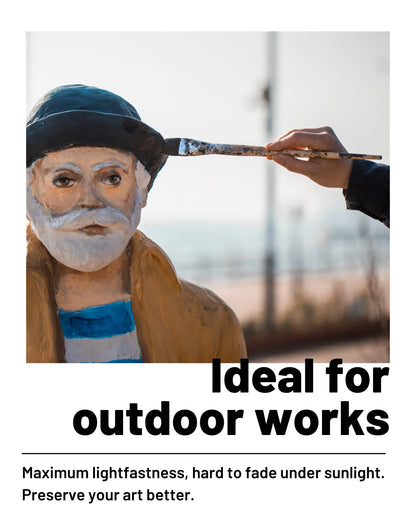 White Acrylic Paints Set, 20 oz, 8 Pack