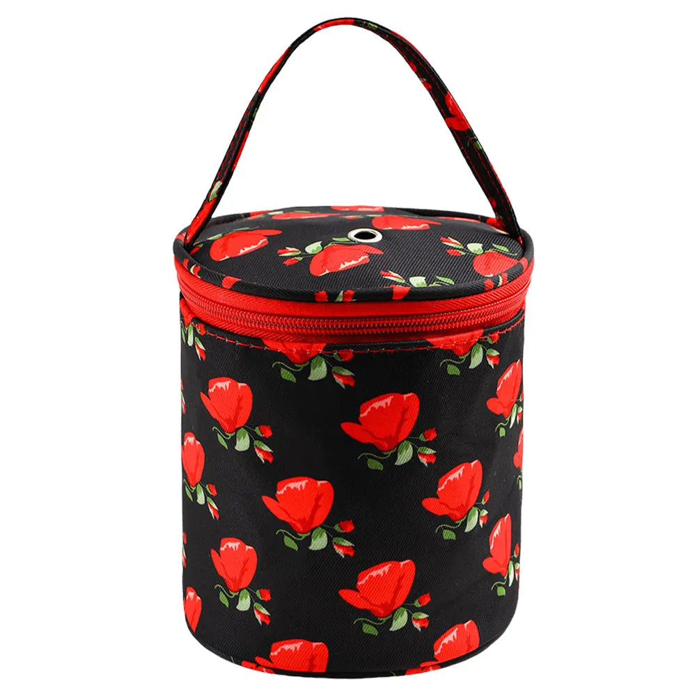 Oxford Knitting Bag Rose Pattern