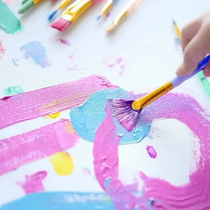 Liner Synthetic Bristle Art Brushes (15 Pieces)