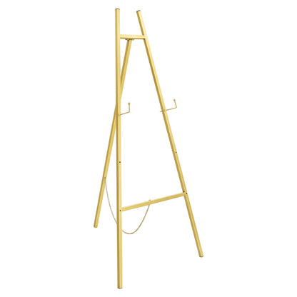 2Pcs 50*62*104cm Gold Tall Steel Pipe Floor Easel