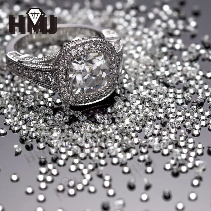 Loose Moissanite Stone Small Size Round Shape 0.8-2.9mm