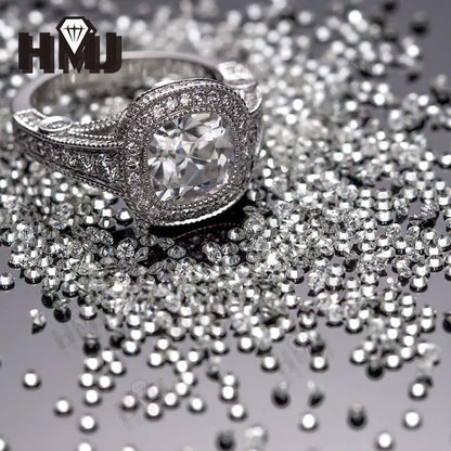 Loose Moissanite Stone Small Size Round Shape 0.8-2.9mm