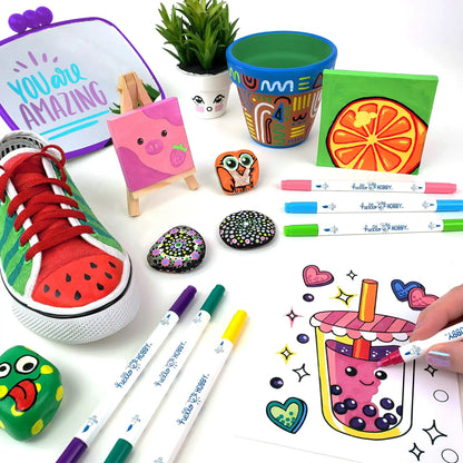 Detail Acrylic Paint Markers, 12 Count