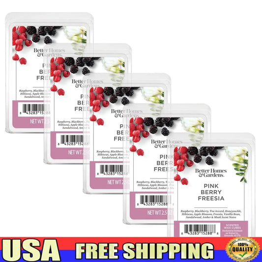 Pink Berry Freesia Scented Wax Melts 5-Pack