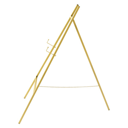 2Pcs 50*62*104cm Gold Tall Steel Pipe Floor Easel