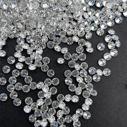 Loose Moissanite Stone Small Size Round Shape 0.8-2.9mm