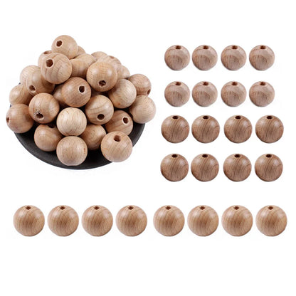 35Pcs Wooden Bead Set Holiday Gifts