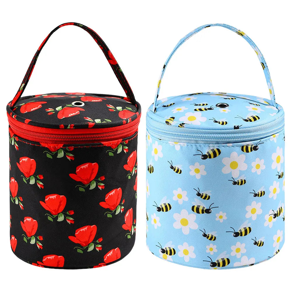 Oxford Knitting Bag Rose Pattern