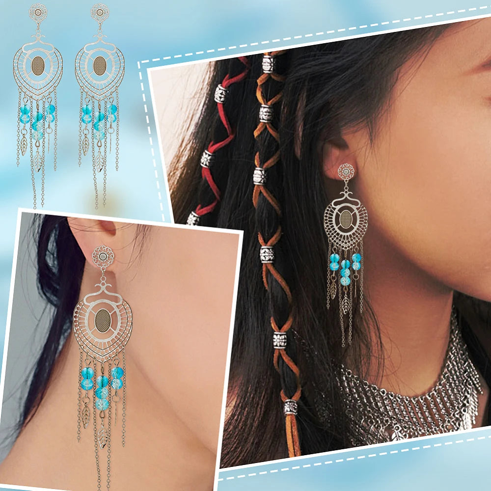 1box 300pcs Stainless Steel Hollow Leaf