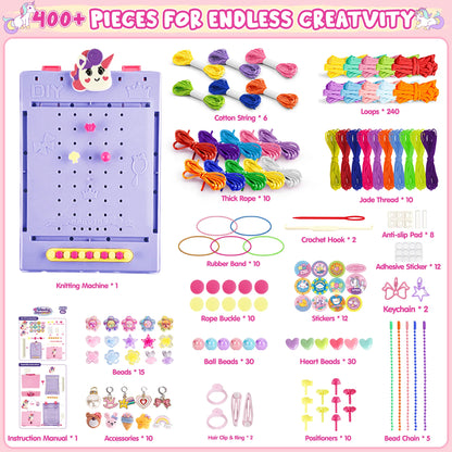 400PCS Weaving Making Kit for Girls