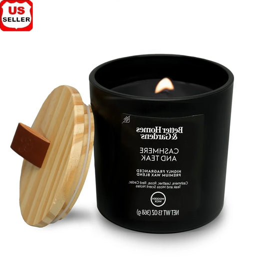 Scented Wooden Wick Jar Candle 13oz