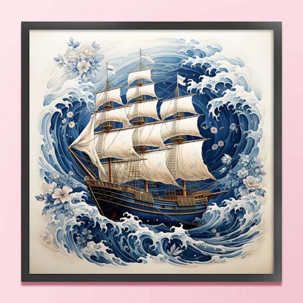 Counted Landscape Cross Stitch 40x40cm